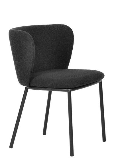 x2 Mandy Deep Grey Dining Chair