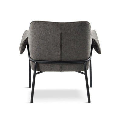 x1 DURHAM Dark Grey Fabric Armchair-Lounge Chair