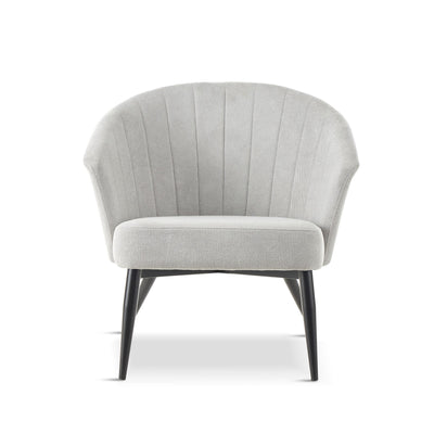 Grey Shell Chair (set of 2)
