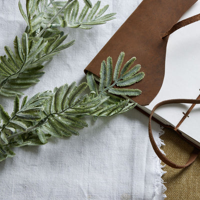 Faux Silver Wattle Leaf