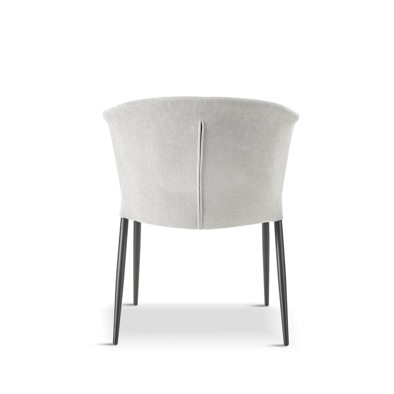 x4 MASON Grey Fabric Dining Chair