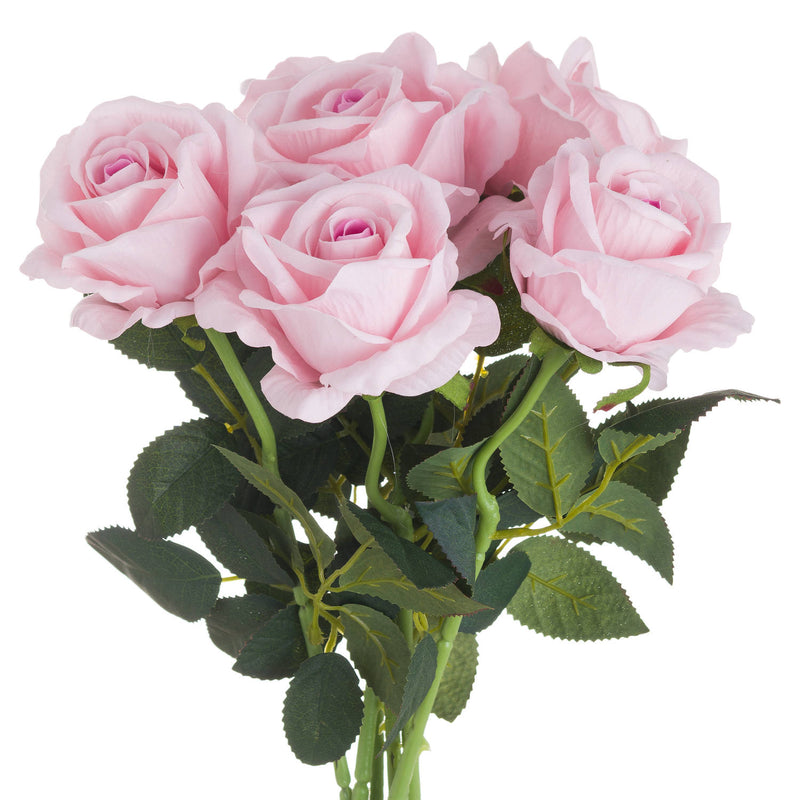 Pastel Pink Faux Tea Rose