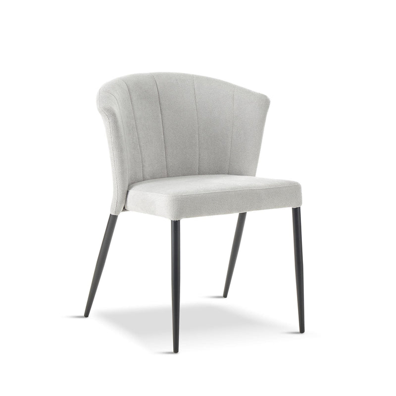 x4 MASON Grey Fabric Dining Chair