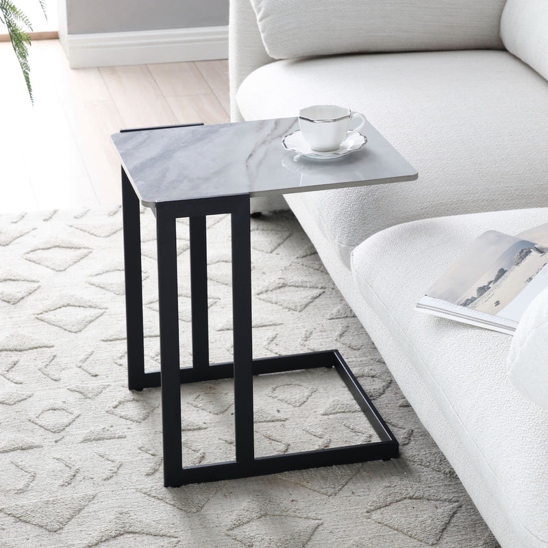 Sintered Stone Laptop Stand (Marble Look)