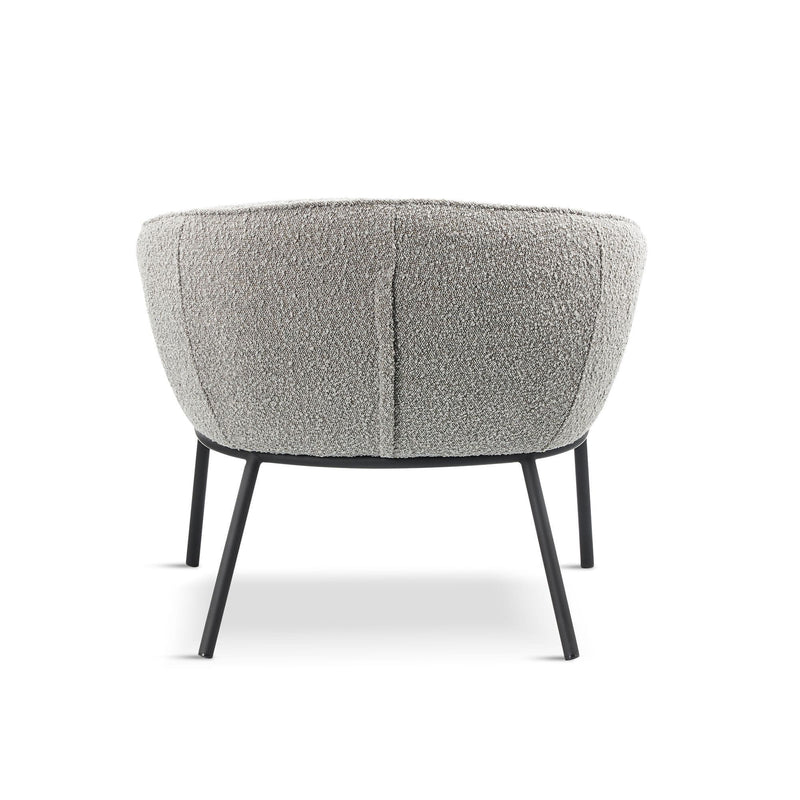 x1 Duke Bouclé Dark Grey Lounge Chair