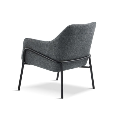 x1 KAREN Grey Fabric Lounge Chair