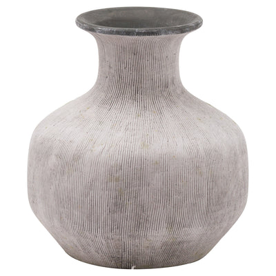 Bloomville Squat Stone Vase