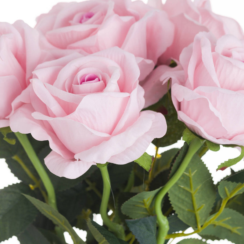 Pastel Pink Faux Tea Rose