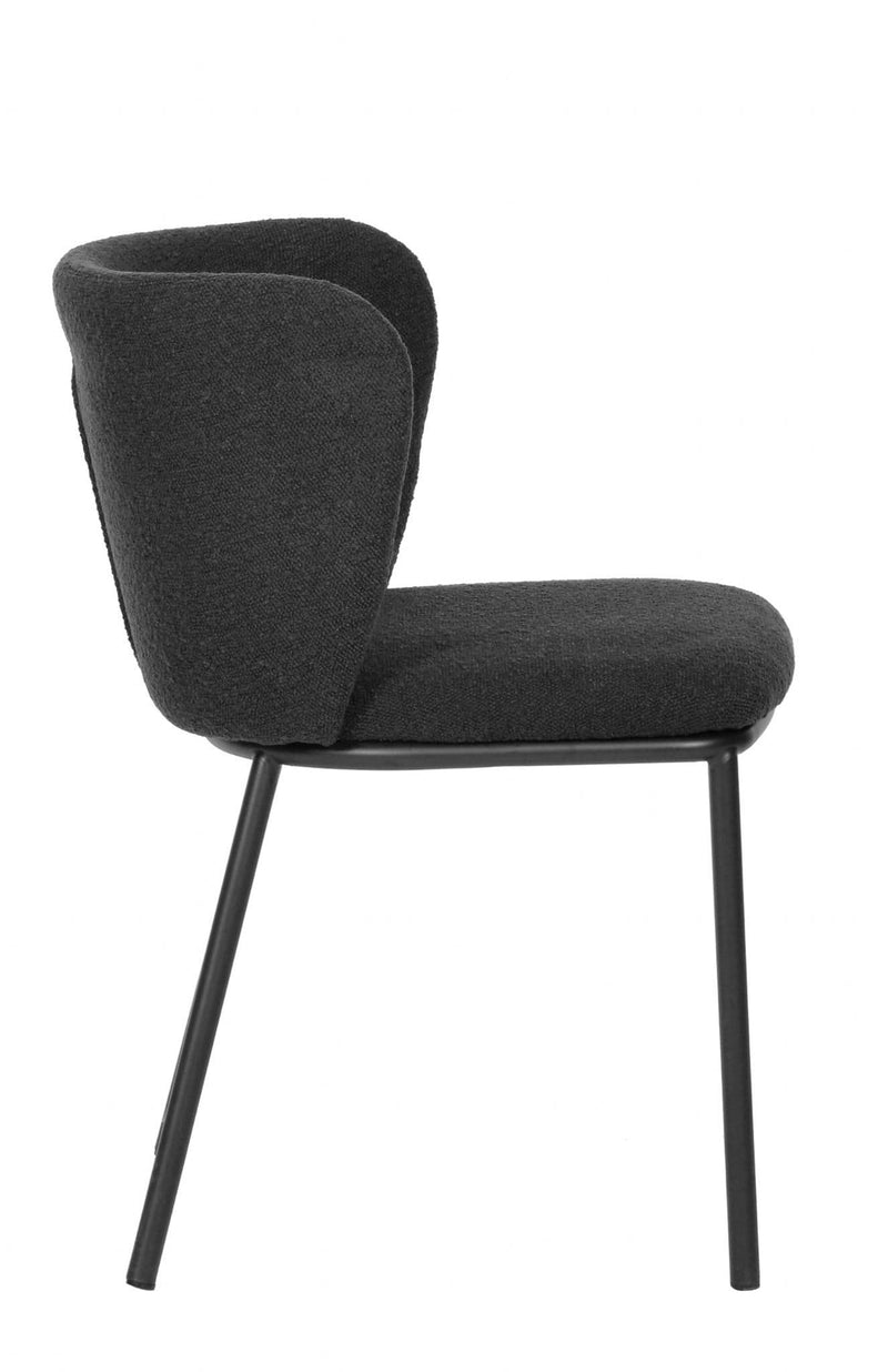 x2 Mandy Deep Grey Dining Chair