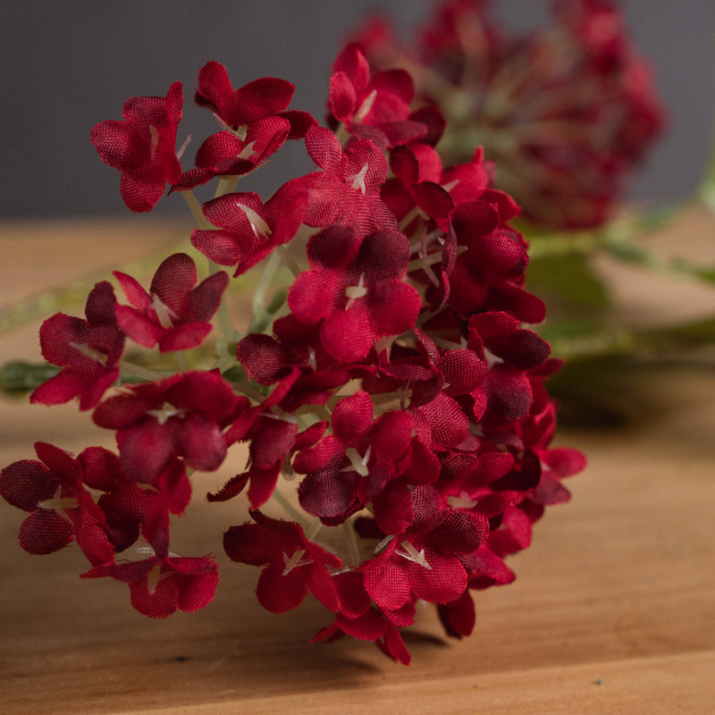 Red Autumnal Faux Viburnum Stem