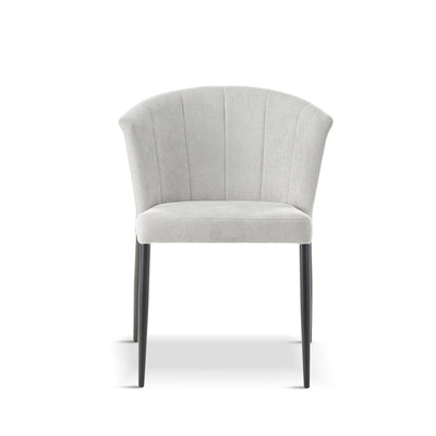 x4 MASON Grey Fabric Dining Chair