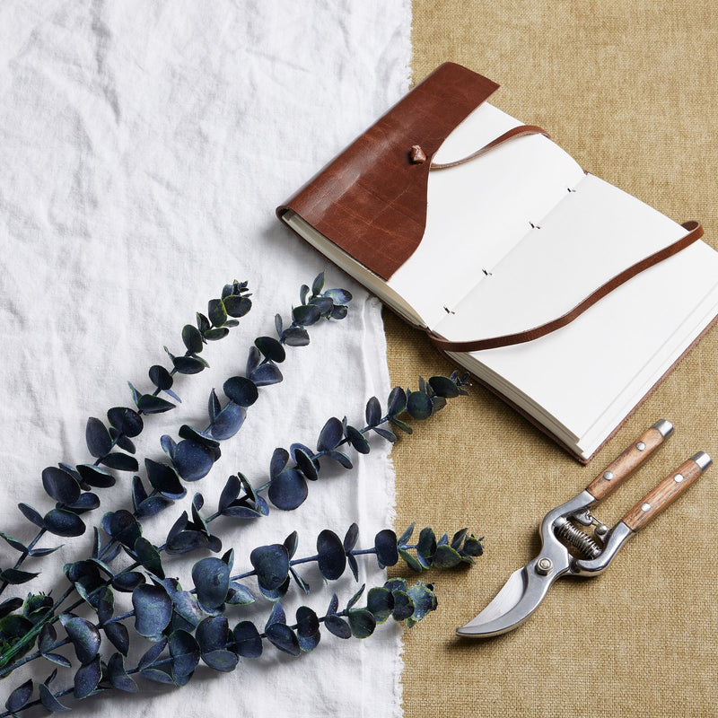 Faux Large Blue Eucalyptus Stem