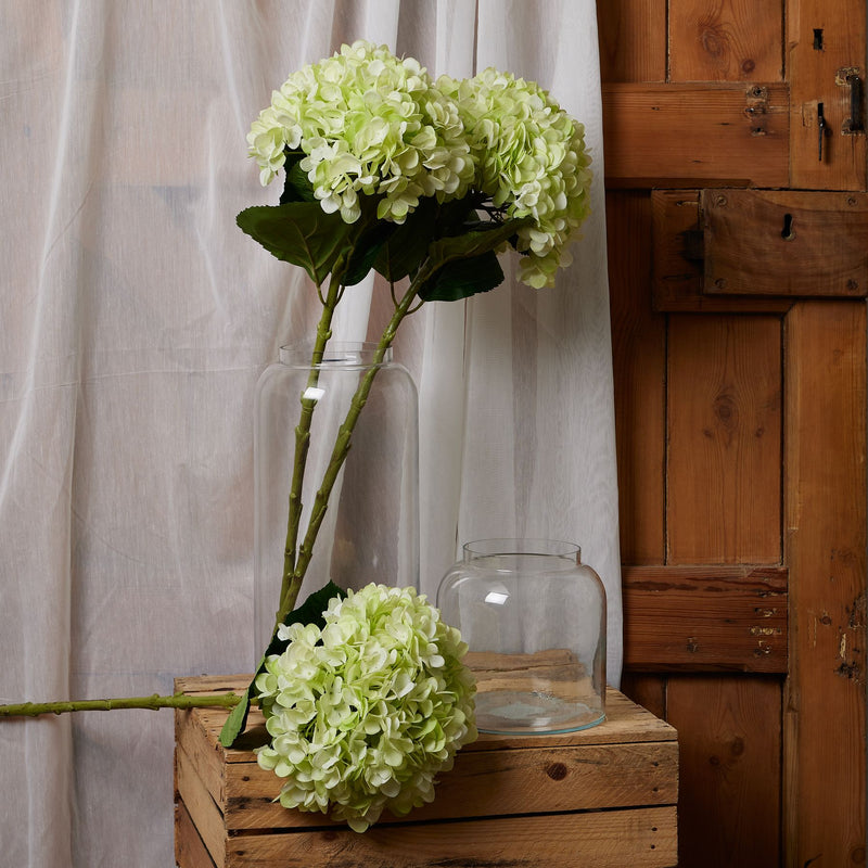 Oversized Faux Green Hydrangea