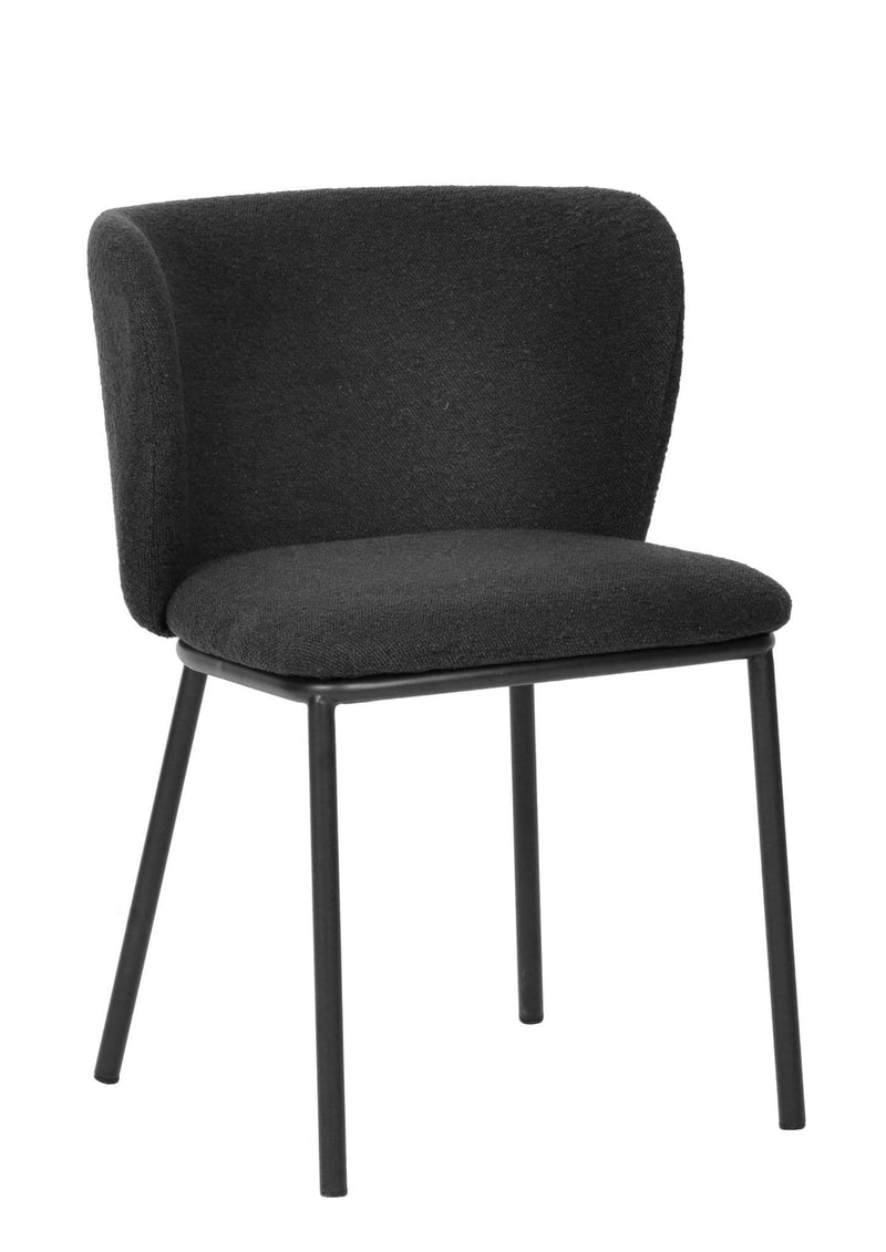 x2 Mandy Deep Grey Dining Chair