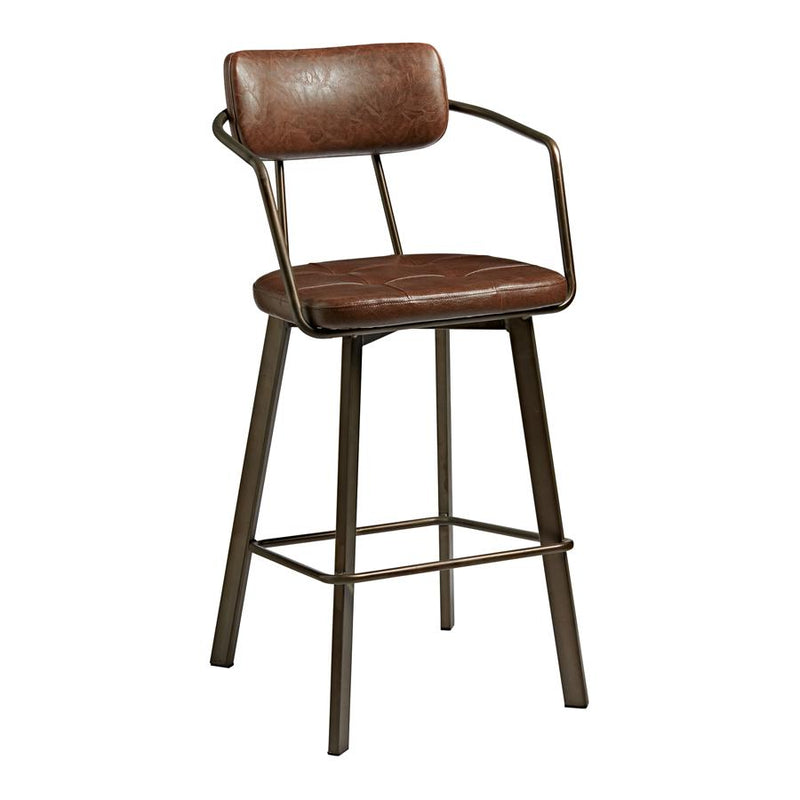 AUZET Bar Stool - Old Anvil - Vintage Brown