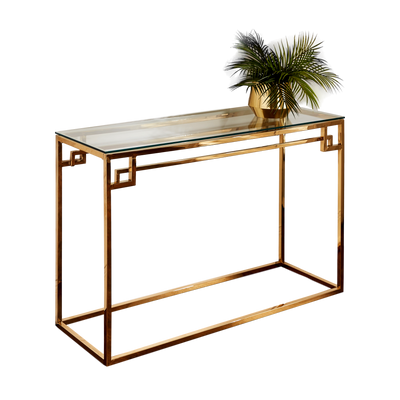 Cesar Gold Console Table