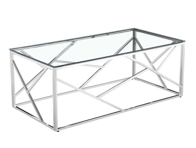 Geometric Silver Coffee Table