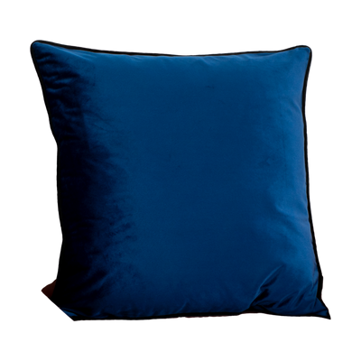 Piped Velvet Cushion Cover 50 x 50 cm