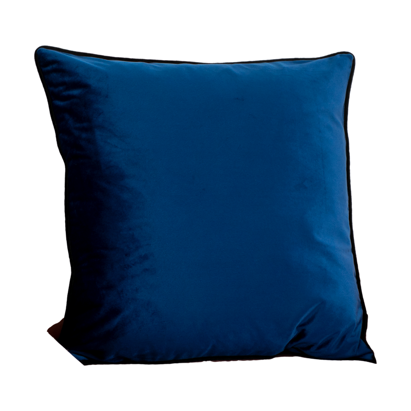 Piped Velvet Cushion Cover 50 x 50 cm