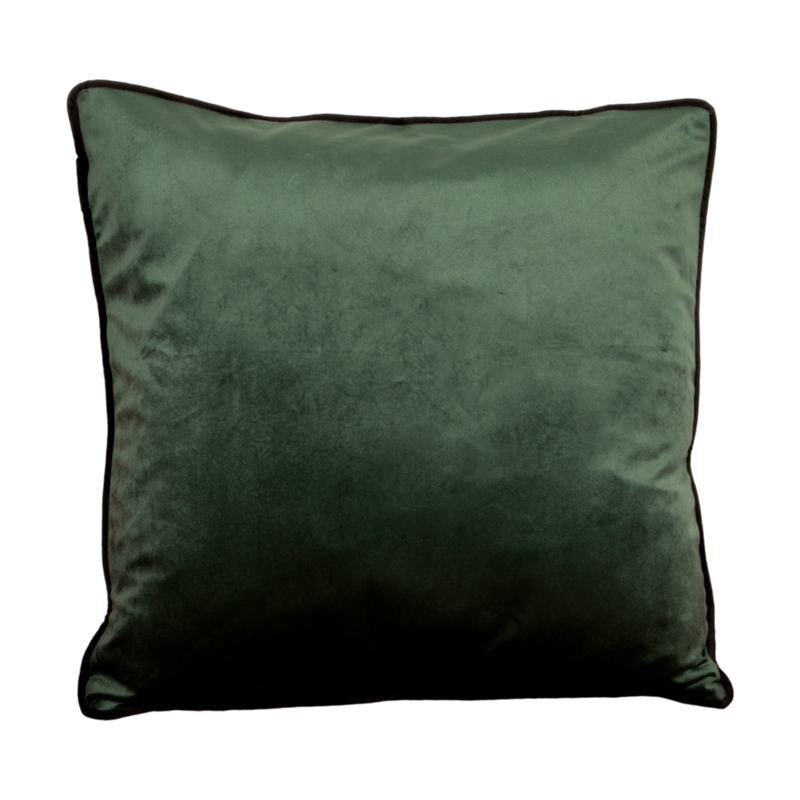 Piped Velvet Cushion Cover 50 x 50 cm