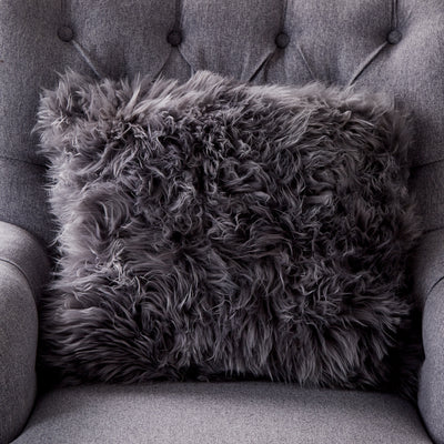 Sheepskin cushion 45 x 45 cm