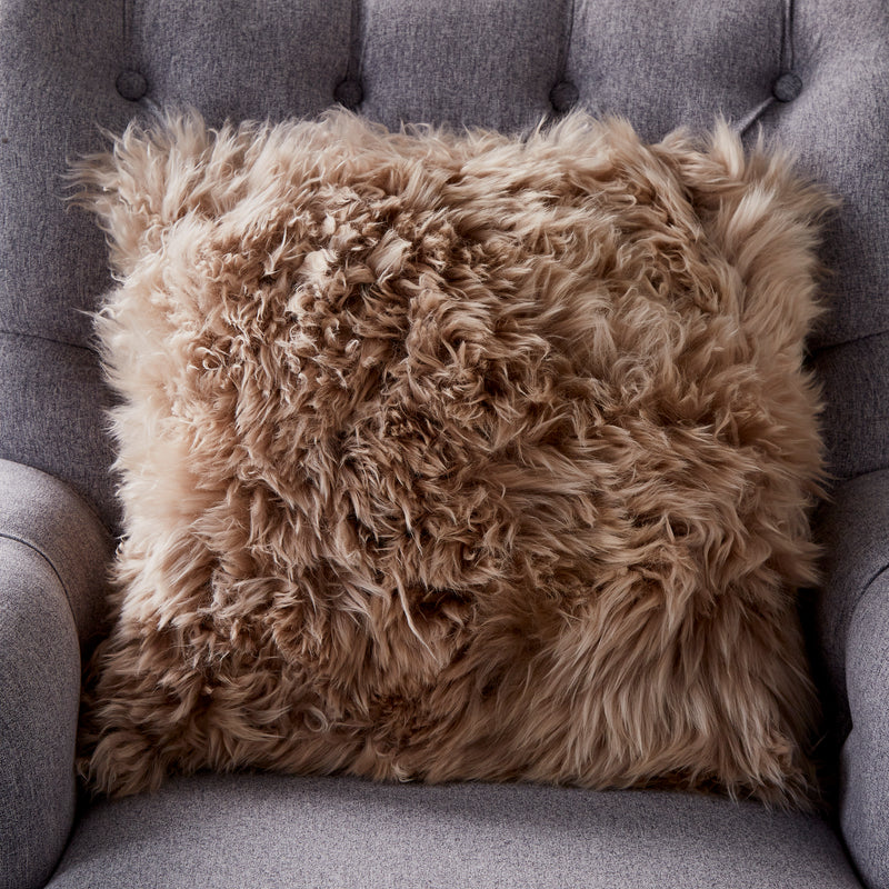 Sheepskin cushion 45 x 45 cm