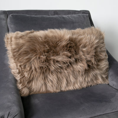 Long Hair Sheepskin Cushion 30x50cm