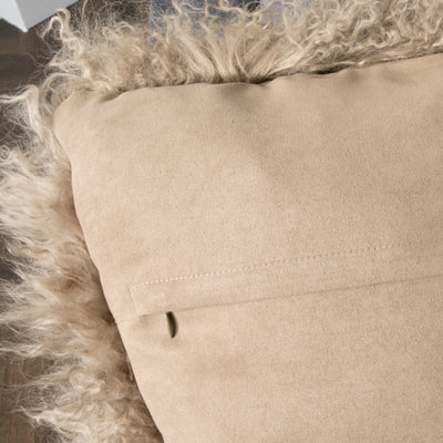 Curly Sheepskin Cushion 45x45cm