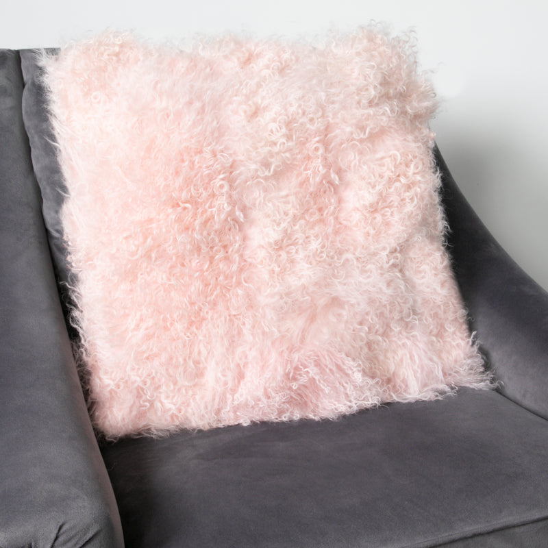 Curly Sheepskin Cushion 45x45cm