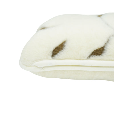 Merino Wool Pillow Cover 40 x 80 cm Leaf