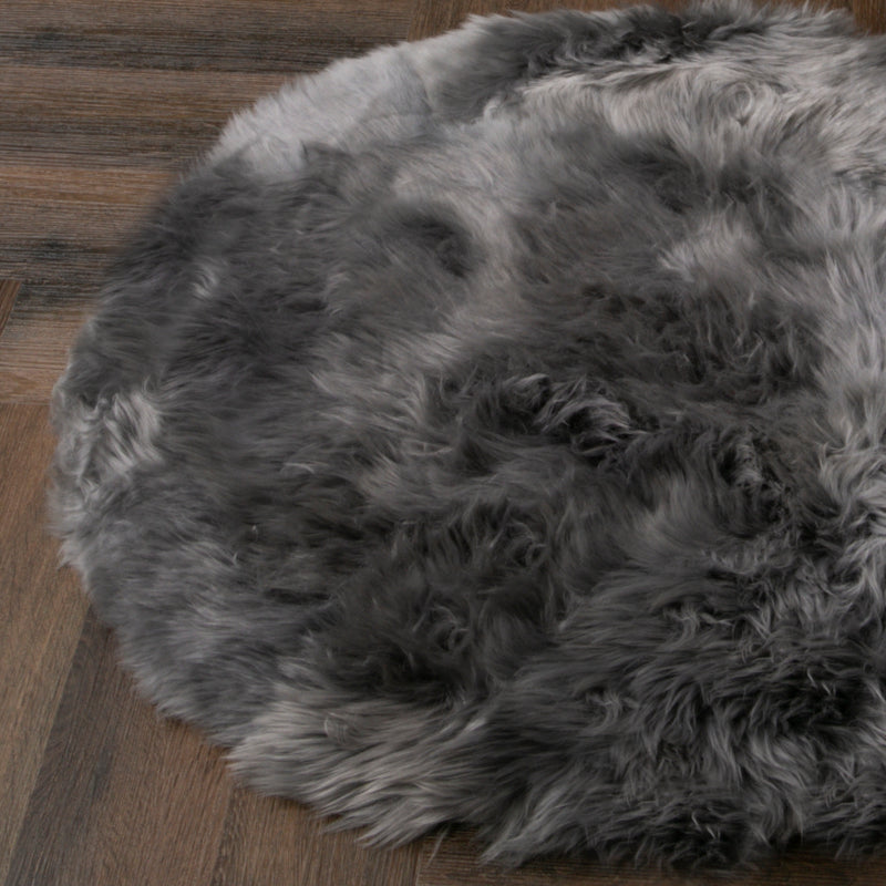 Sheepskin circle rug 70cm