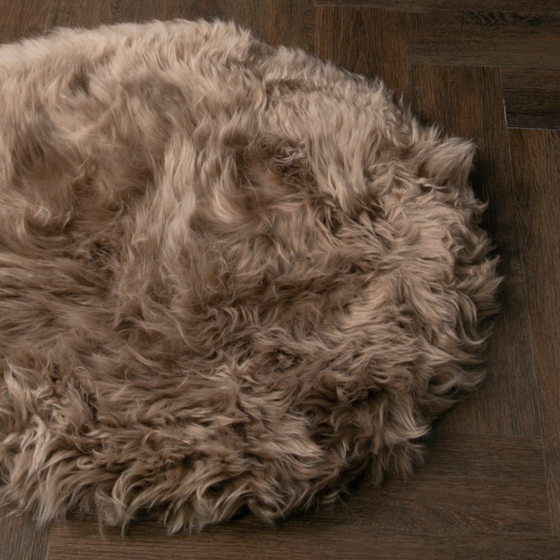 Sheepskin circle rug 70cm