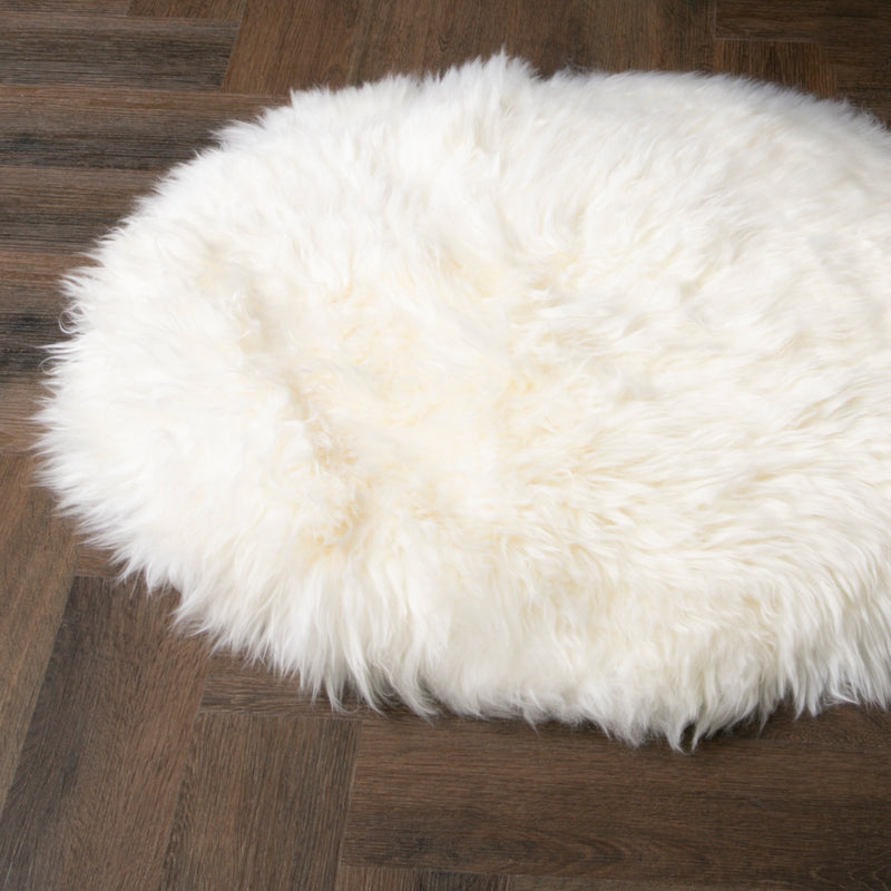 Sheepskin circle rug 70cm