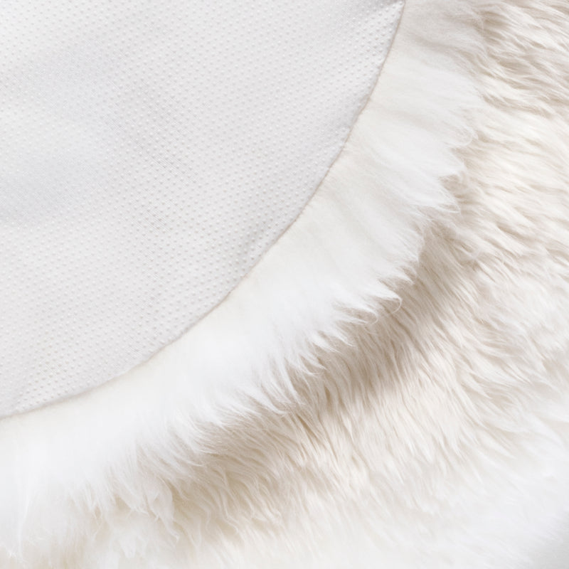 Sheepskin circle rug 70cm