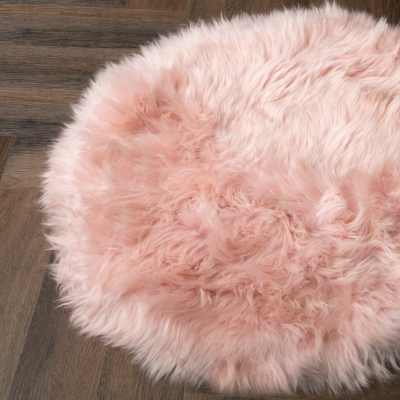 Sheepskin circle rug 70cm