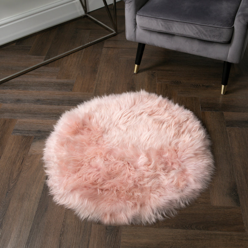 Sheepskin circle rug 70cm