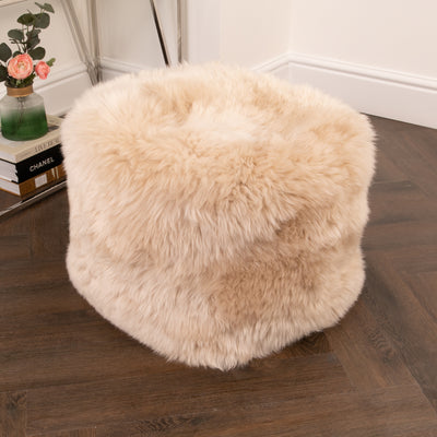 Sheepskin Pouf