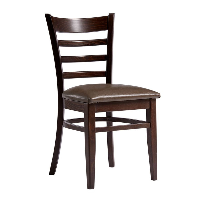 SHELDON Side Chair - Medium Brown - Vintage Brown Uph