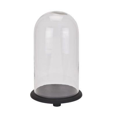 Tall Black Dome Cloche