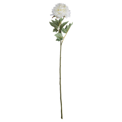 Classic White Faux Peony