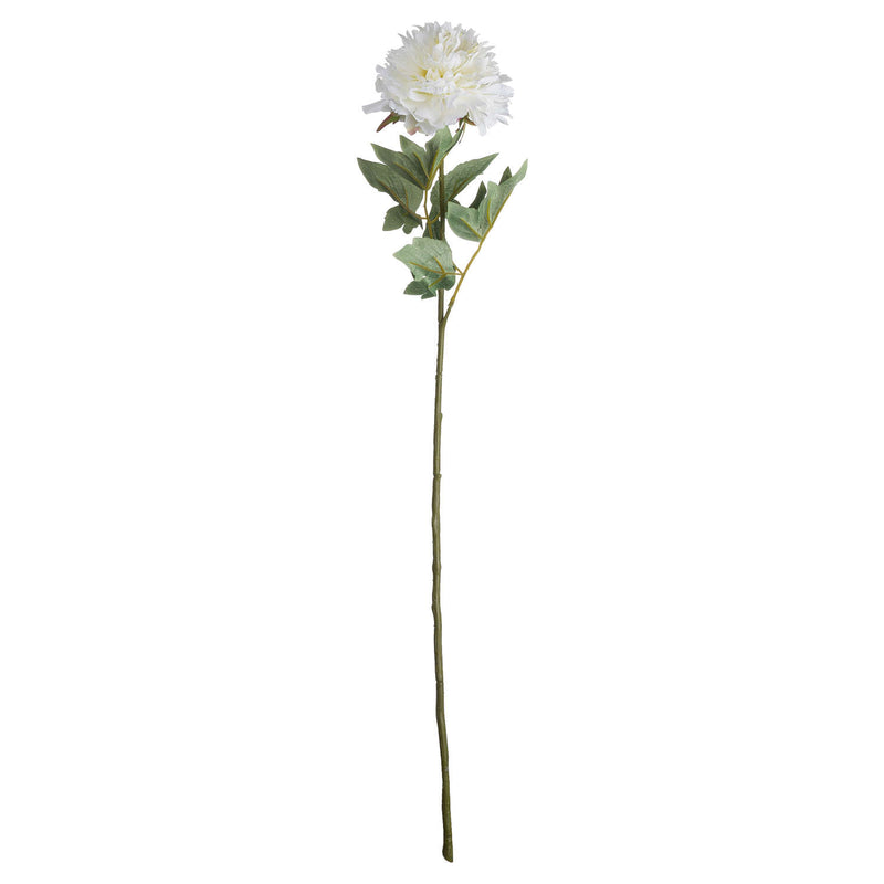 Classic White Faux Peony