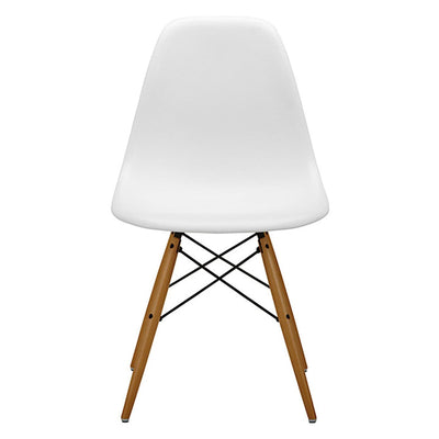 x4 Eiffel White Plastic Dining Chairs