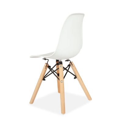 x2 Child's Eiffel White Plastic Chairs