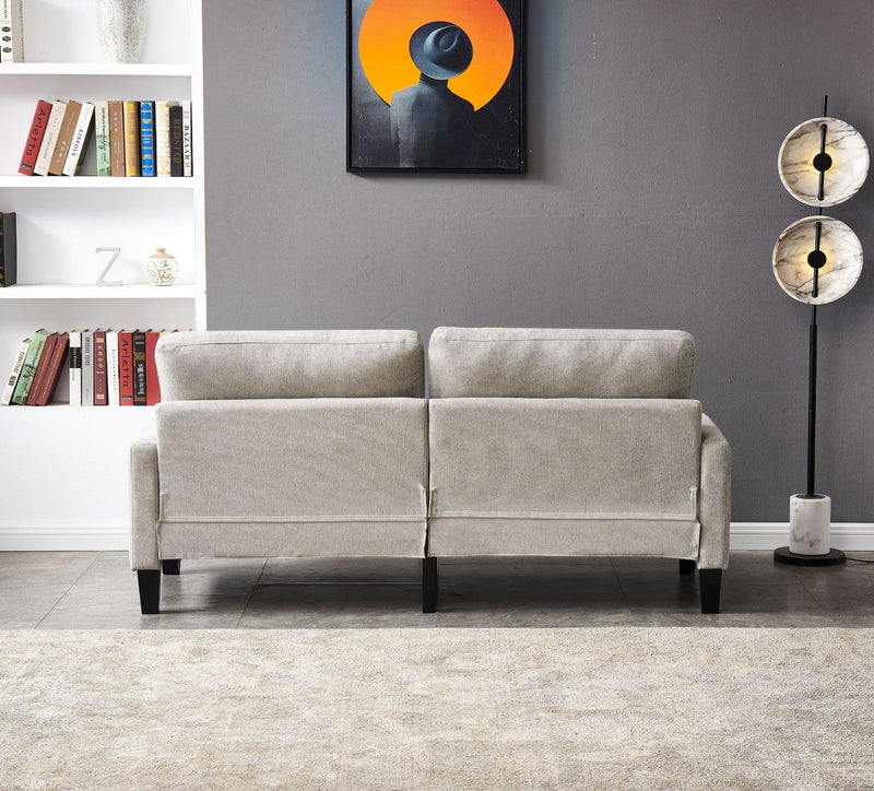 ENKO 2 Seater Grey Fabric Sofa