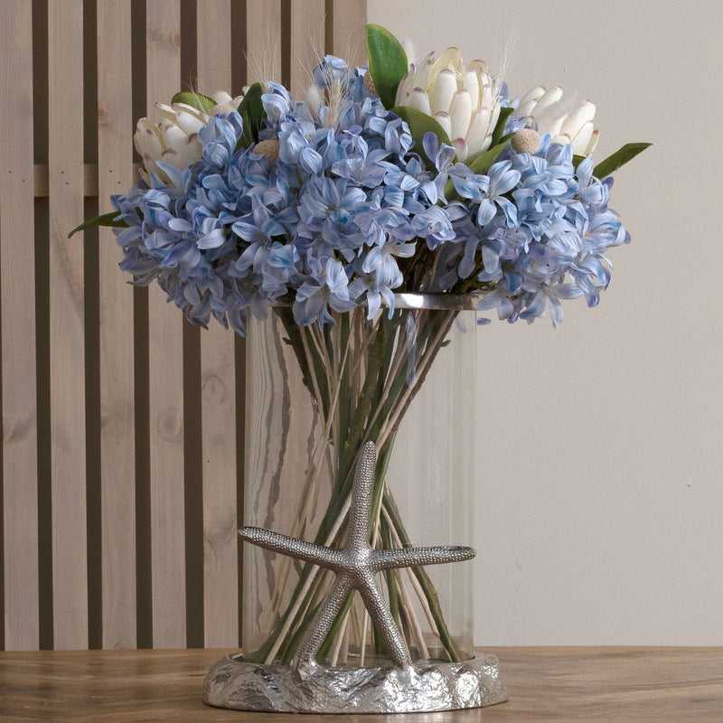 Faux Light Blue Large Headed Agapanthus