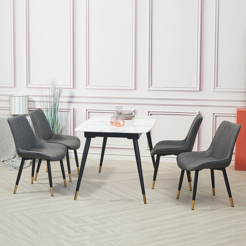 x4 Mmilo Brook Dining Chair Grey