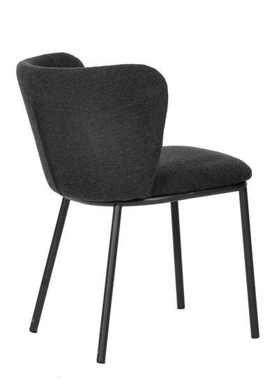 x2 Mandy Deep Grey Dining Chair