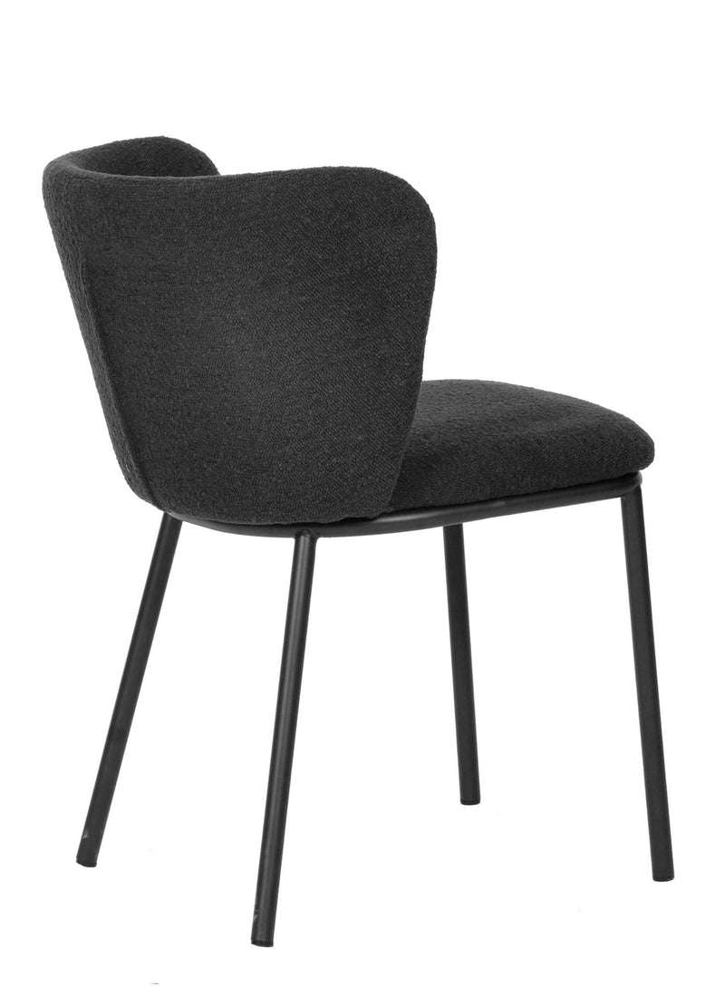 x2 Mandy Deep Grey Dining Chair