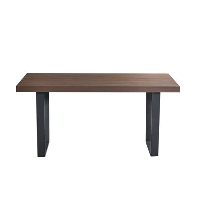 Dannis MDF Dining Table with Walnut Effect