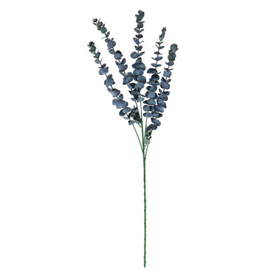 Faux Large Blue Eucalyptus Stem